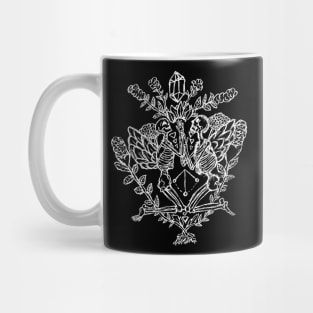 Kneeling Skeleton Goth Memento Mori Garden Of Sin Mug